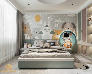 Thiết kế nội thất phòng cho con yêu