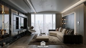 Căn hộ Mỹ đình tone đen