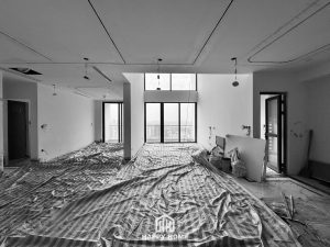 thực tế thi công duplex the zei